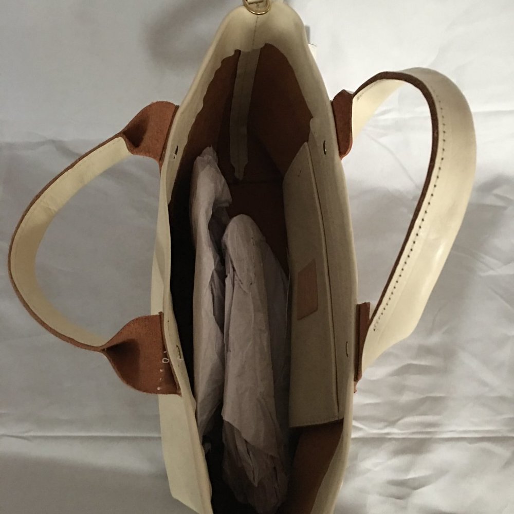 Clare V. Tote Bag - White - Picture 2 of 2